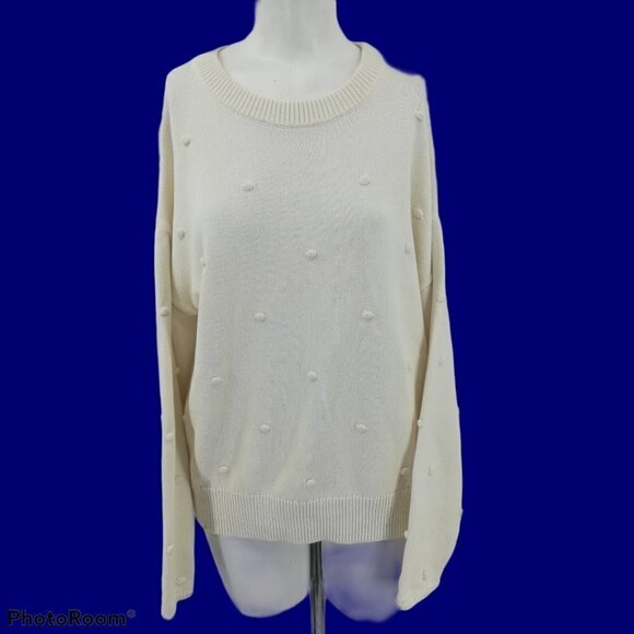 NWT Gap Cream Sweater Size L - Picture 12 of 15
